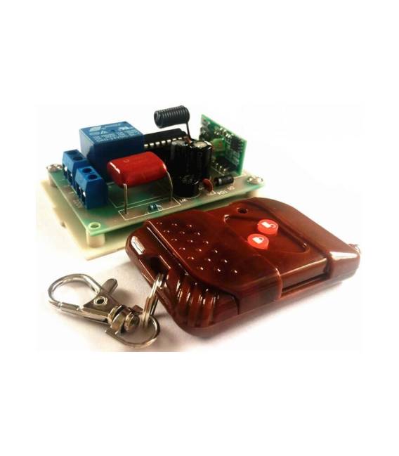 Scheda Relè 1 canale con telecomando Wireless 433Mhz 315Mhz Controllo Remoto Pulsante Ricevitore