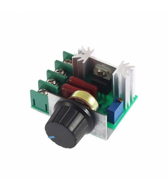 Regolatore di Tensione 2000W 25A Dimmer Regolatore di velocità giri per motori ventole lampade Voltaggio per intensità luce