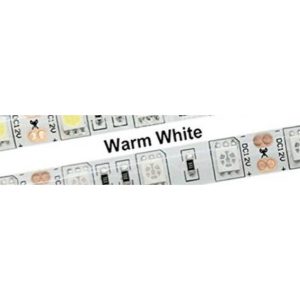 Striscia LED 5050 Bianco Caldo 12V 60 LED/m IP65 Impermeabile – 5 Metri