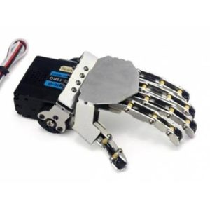 Sinistra Robot mano-cinque dita / braccio manipolatore metallo / Mini mano bionica / braccio robot umanoide / pinza / accessori
