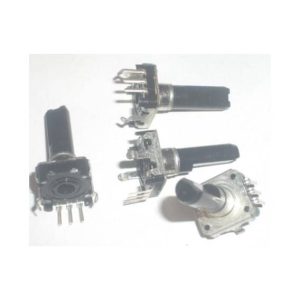 Encoder rotativo audio EC12 3 Pins verticale 15mm Albero a D rotazione 360 gradi