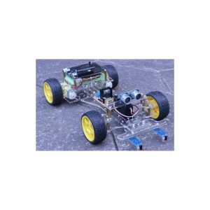 Chassis Auto Robot Fai-da-Te con Motore, Ruote e Servo - Solo Telaio