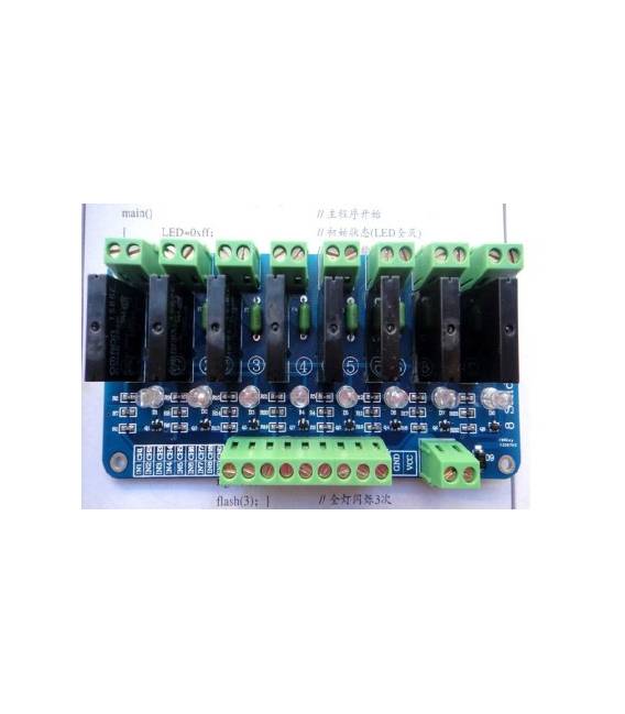 8 Canali 5V stato solido Relè Modulo Board