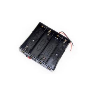 Contenitore batterie 4 X 18650 Portabatterie Stilo con filo