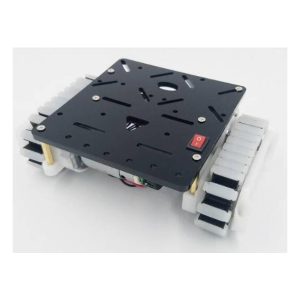 Chassis Robot Cingolato in Metallo con Motori DC a Ingranaggi Ridotti