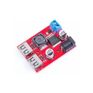 Step Down Modulo di Alimentazione Doppia USB Convertitore da DC 36V 24V 12V 9V (6V-40V) a 5V 3A