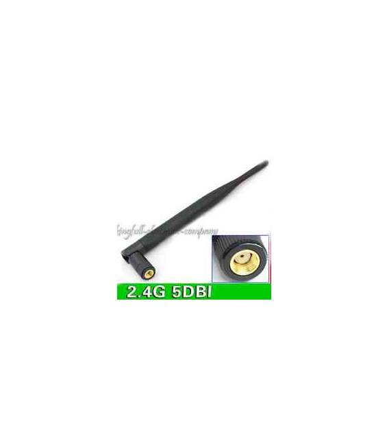 Antenna 2.4Ghz 5DB 20CM Con attacco RP - SMA Maschio