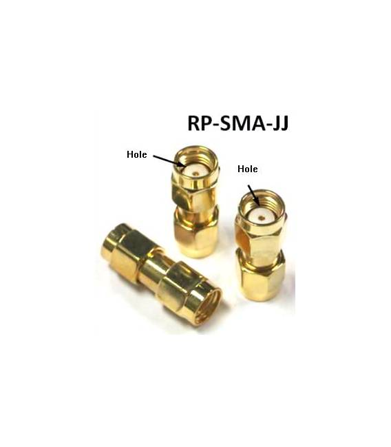 Connettore Adattatore RP-SMA Maschio a RP-SMA Maschio per Antenna