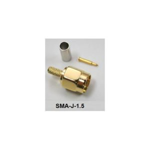 2 Pezzi SMA - Maschio foro 1.5mm connettore a crimpare