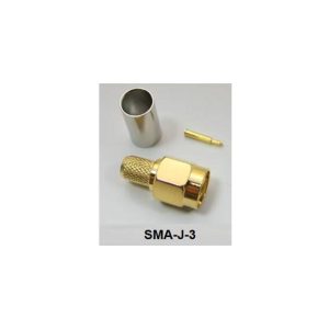 2 Pezzi Connettori Adattatori SMA Maschio a Crimpare 3MM per Cavi Coassiali