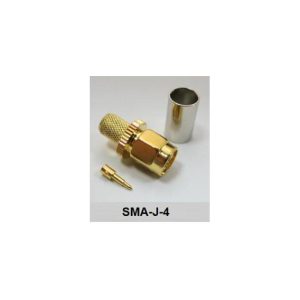 Connettore per cavo Coassiale SMA Maschio a Crimpare 4mm