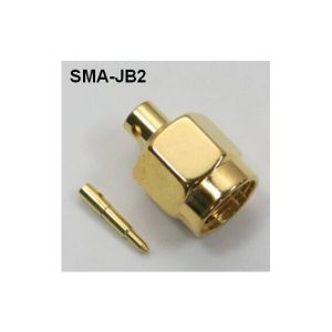 2 Pezzi SMA - Maschio foro 2.0mm connettore a saldare