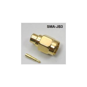 2 Pezzi Connettori SMA Maschio JB a Crimpare 3mm per cavi Coassiali