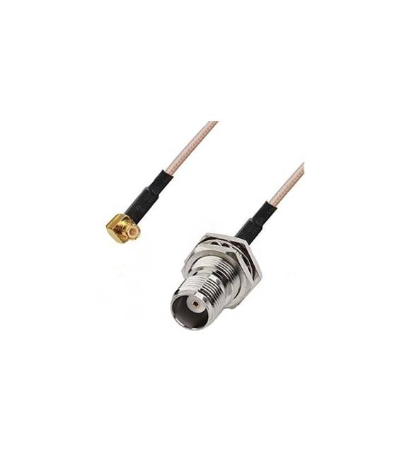 Cavo Connettore MCX Maschio 90 Gradi a TNC Femmina 15Cm RG316