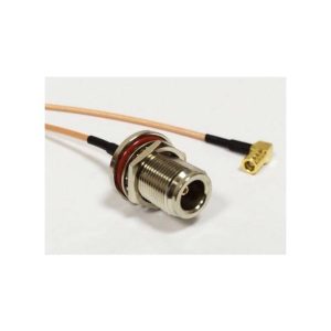 Cavo Connettore TIPO N Femmina a SMB Femmina 90 Gradi 20Cm RG316