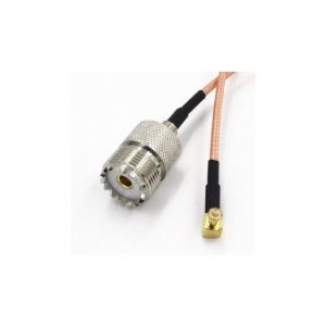 UHF SL16 Femmina dentro a MCX-J Bend Maschio dentro 15CM RG316 Calbe