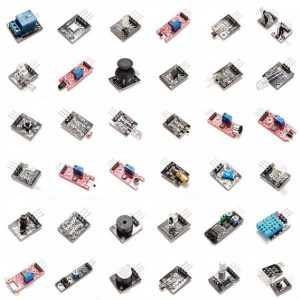Kit kit scheda sensore 37 in 1 per pacchetto buste di plastica compatibile con Arduino