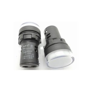 Spia luminosa da pannello Bianca AD16-22D/S 24V Foro 22MM