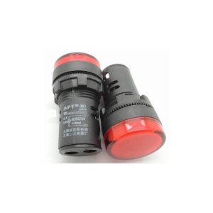 Spia luminosa da pannello Rossa AD16-22D/S 24V Foro 22MM