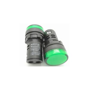 Spia luminosa da pannello Verde AD16-22D/S 24V Foro 22MM