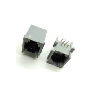 2 Pezzi Connettori jack Telefono RJ11 socket 6P connettore modem telefono