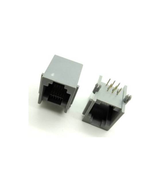 2 Pezzi Connettori jack Telefono RJ11 socket 6P connettore modem telefono