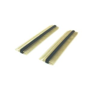 2 pezzi passo 2.54MM, perno SMD in pasta stesa, toppa orizzontale, 2 * 40 pin maschio a testata