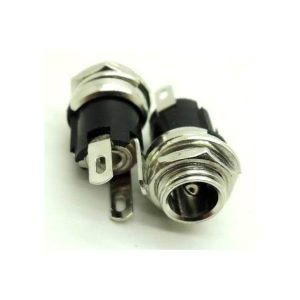2 Pezzi Connettori in Metallo socket DC-021 per jack alimentazione 5.5-2.1MM DC-005