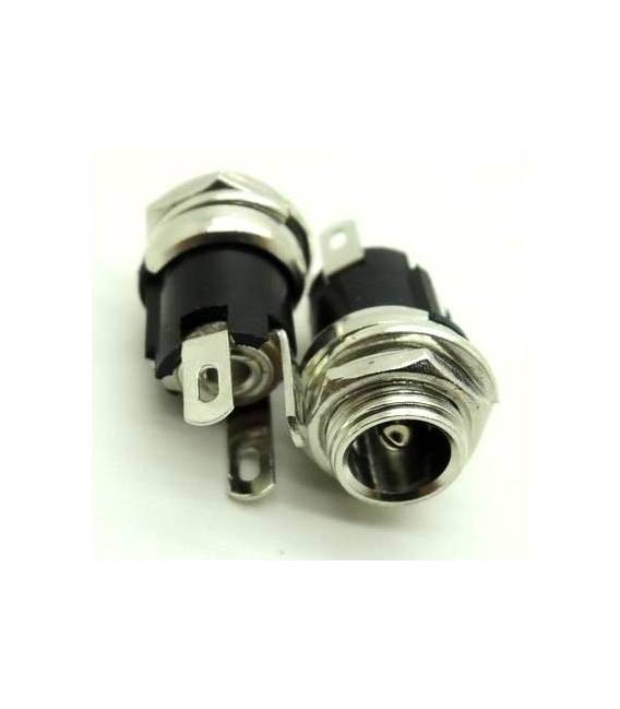 2 Pezzi Connettori in Metallo socket DC-021 per jack alimentazione 5.5-2.1MM DC-005
