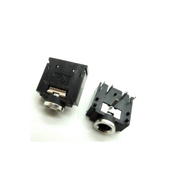 3 Pezzi Connettore audio 3F07 dual-channel per jack 3.5mm jack cuffie microfono 5 piedini