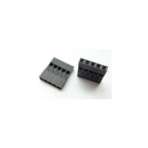 25 Pezzi 5P testa DuPont, Spaziatura 2.54MM, guscio in plastica DuPont, tappi