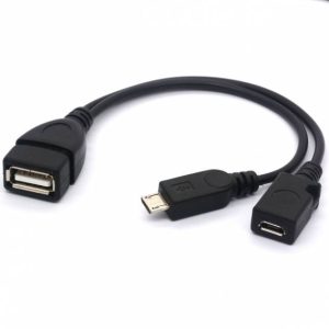 Micro USB Cavo Splitter Cavo OTG Enhancer Power USB 2.0 A Femmina a Micro USB Maschio e Micro 5 Pin Femmina Adattatore