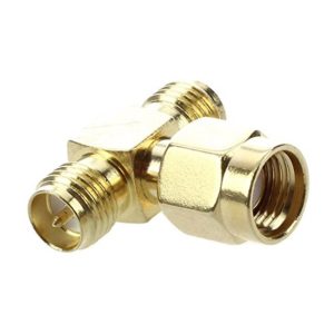 Connettore Splitter T RP - SMA Maschio a 2 RP - SMA Femmina