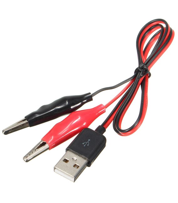Cavi Test Clip USB a Coccodrillo 60CM
