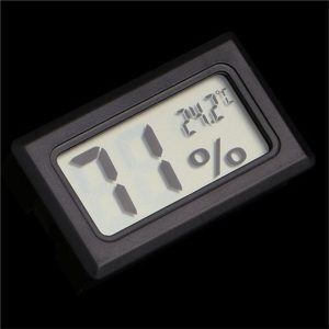 Misuratore Digitale LCD Temperatura Umidità Termometro Igrometro Vivarium Reptile