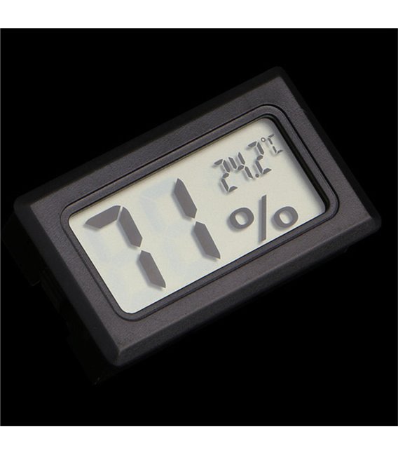 Misuratore Digitale LCD Temperatura Umidità Termometro Igrometro Vivarium Reptile