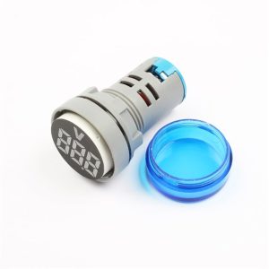 AC 24 - 500V Voltmetro da Pannello AD 101 22VM BLU