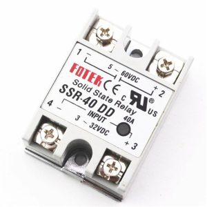 SSR-40DD Relè a Stato Solido input 3-32VDC output 5-60VDC