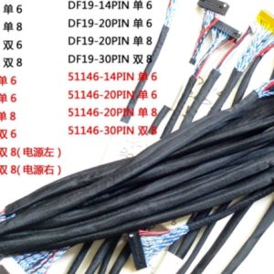 18PCS Universale FPC / LVDS Cavo Supporto per Monitor per Scheda di Regolatore 10-65 pollici Schermo LCD
