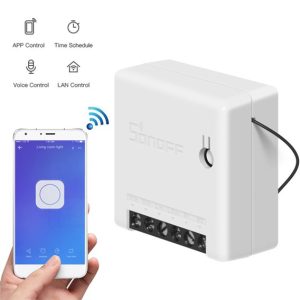 SONOFF MINI WiFi Smart Switch Timer Modulo 10A 2 Vie Interruttore di Sostegno APP/LAN/Voice Telecomando DIY smart Home