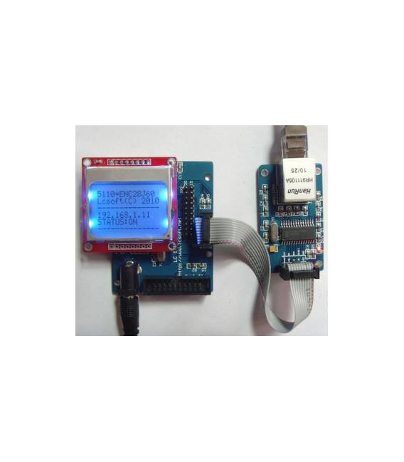 Pacchetti di sviluppo web LPC2103 ENC28J60 LCD5110