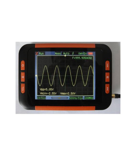 Oscilloscopio tascabile QDSO Larghezza di banda 40M Frequenza di campionamento 200M con display da 3,5 pollici (OS-QDSO)