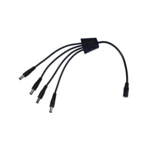 Cavo Adattatore Jack alimentazione 5.5/2.1 Femmina a 4 uscite Jack Alimentazione Maschio 5.5/2.1