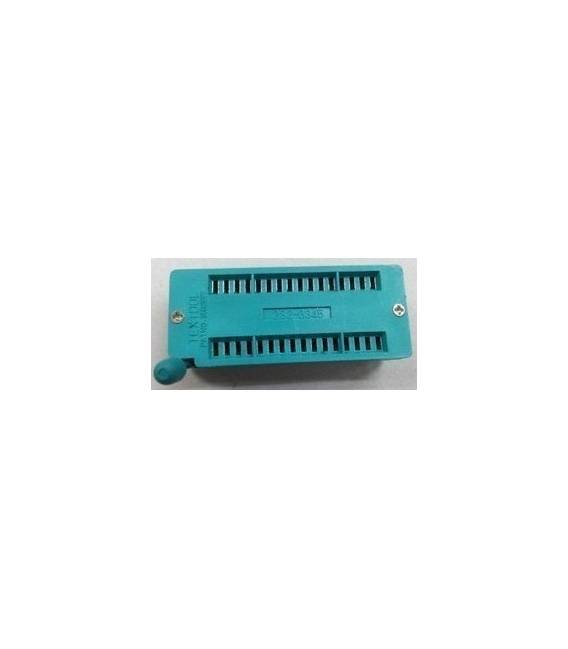 Zoccolo Universale ZIF per Test IC – 28 Pin (Corpo Largo)