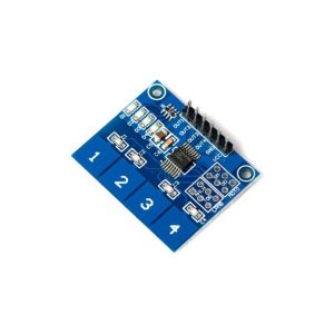 TTP224 Modulo sensore tattile digitale a 4 vie con interruttore tattile capacitivo per Arduino