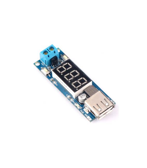 Regolatore convertitore CC / CC BUCK 4.5-40V 12V a 5V / 2A Display voltmetro caricatore USB