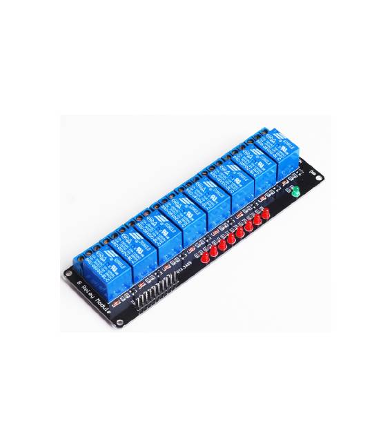 Scheda di sviluppo per microcontrollori 8 canali relè Shield supporta AVR / 51 / PIC per Arduino