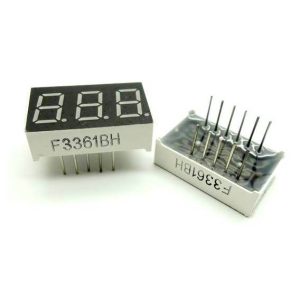 Display 7 segmenti  LED Digitale 3 Cifre Anodo Comune 0.36 Pollici