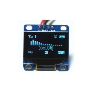 Modulo LCD blu OLED da 4,96 pollici con comunicazione IIC / I2C da 12864 pollici
