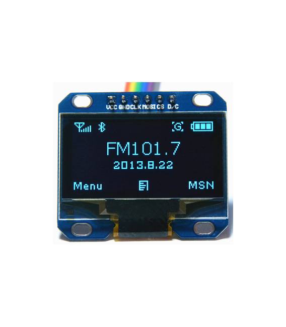 Modulo LCD OLED 12864 comunicazione SPI da 1,3 "a 6 pin